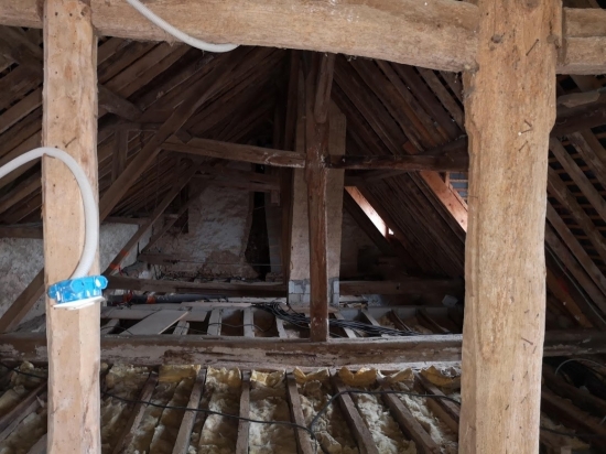 R&eacute;novation de charpente - Avant