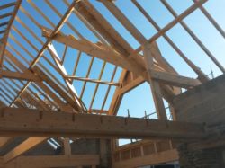 Exemple de construction d'une charpente traditionnelle bois